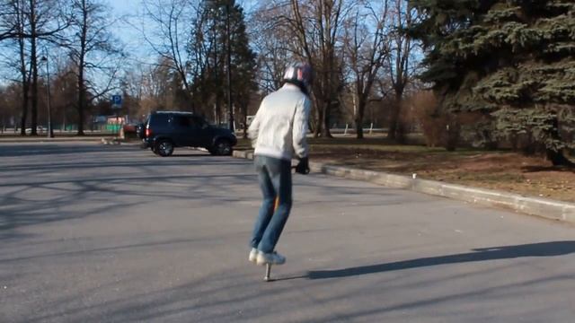 Пого-стик pogo stick Русский Экстрим с Сергеем Елгазиным смотреть онлайн