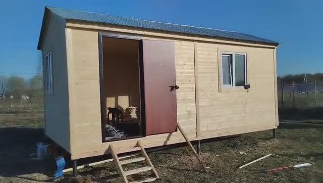 Дачный домик бытовка 6 на 3. смотреть онлайн
