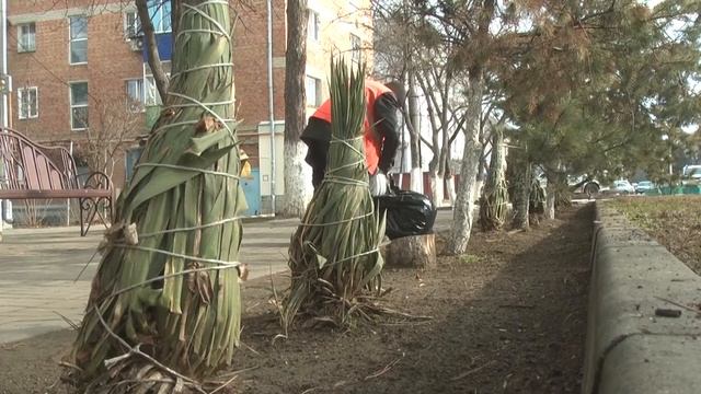 Работники муниципального предприятия «Феникс» вышли на уборку города.