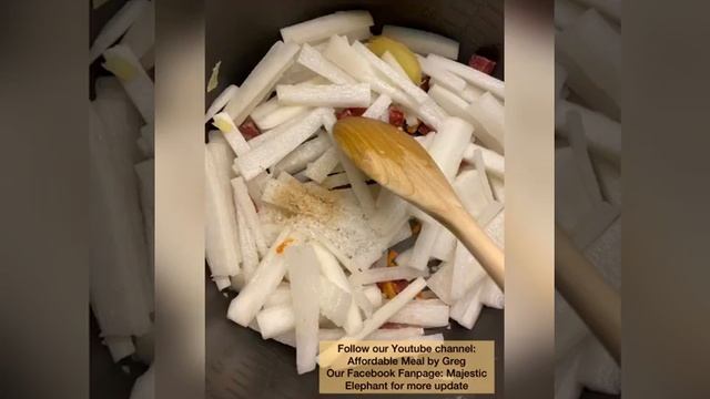 White Radish #Rice Cooker #Easy #Simple #Chinese #Cuisine #Dried Sausage #Recipe #Skin Care #On Die