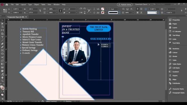 How to Create a Simple Professional Business Company Flyer (InDesign CC Tutorial) смотреть онлайн