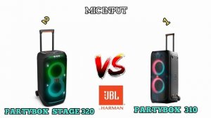 JBL Partybox Stage 320 vs. Partybox 310 | Specs Comparison!🔥🔥