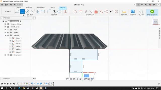 Bevel Gear in Autodesk Fusion 360 смотреть онлайн