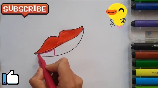 drawing for kids / bolalar uchun lab rasmini chizish смотреть онлайн
