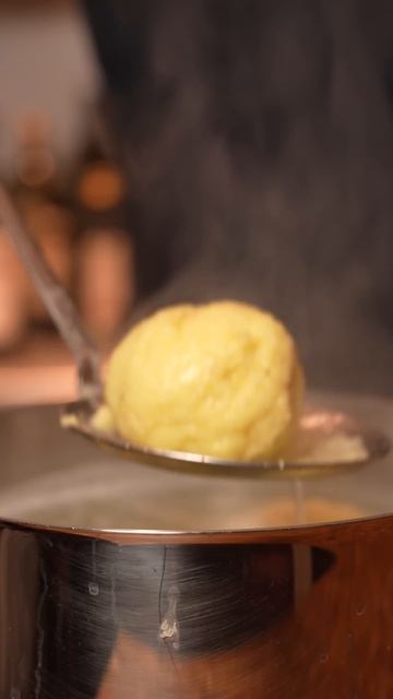 Kartoffelknödel Mit Einer Pilzrahmsauce #shorts