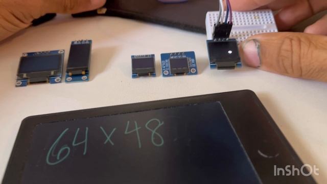 Small i2c OLED display test 128x64 64x32 64x48 72x40 ESP32 смотреть онлайн