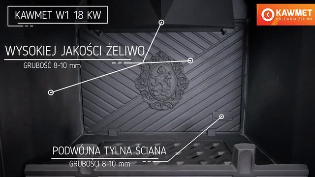 Презентация чугунной каминной топки KAW-МЕТ W1 смотреть онлайн