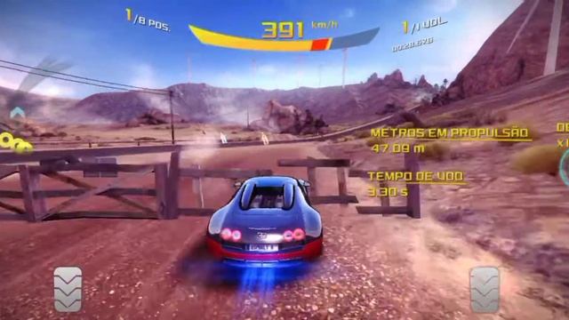 Asphalt 8 - Testando Bugatti 16.4 Grand Sport Vitesse смотреть онлайн