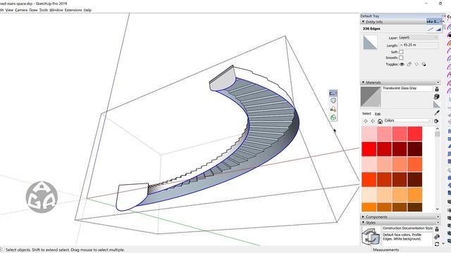 Tutorial: 3d modeling an interior space using Sketchup смотреть онлайн