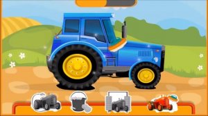 Синий трактор гоша на автомойке!