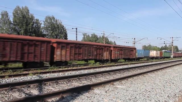 ВЛ10-1268 с востока | Electric locomotive VL10, RZD смотреть онлайн