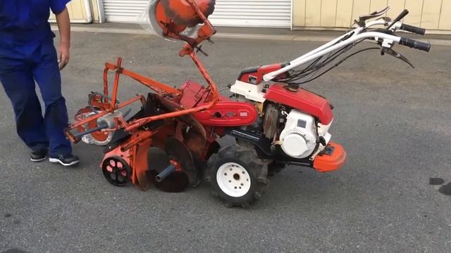 ISEKI 4馬力 マルチ張り 耕運機 ランドミニ400 KC400F　使ってみました смотреть онлайн