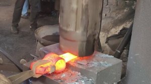 Технологии, процесс изготовления кирки из якорной цепи