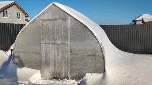 ТЕПЛИЦА КАПЛЯ ЗИМОЙ - СНЕГ НЕ УБИРАЮ