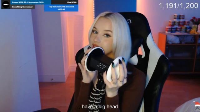 ASMR Ear licking Stream Highlight Pt. 1