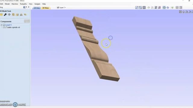 How To | Sketchup to Vcarve | And Cut Wooden Spindle On CNC смотреть онлайн