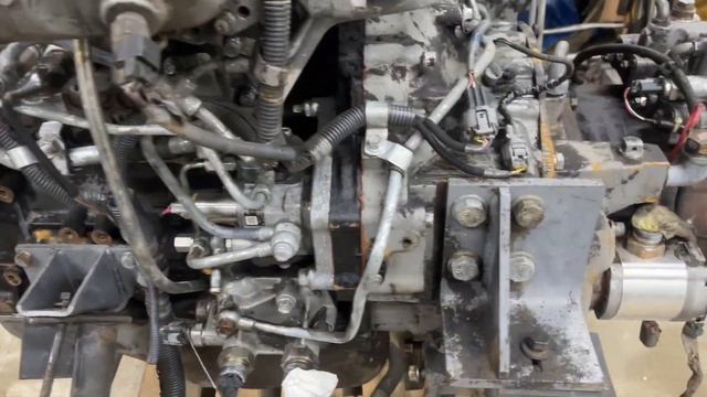 4HK1 ISUZU | Запуск на стенде после ремонта.