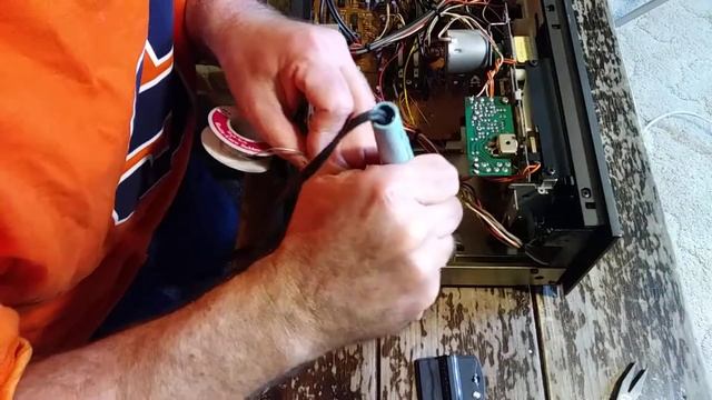 nad 6040A cassette deck i put in line fuse soldering repair sloppy factory work смотреть онлайн