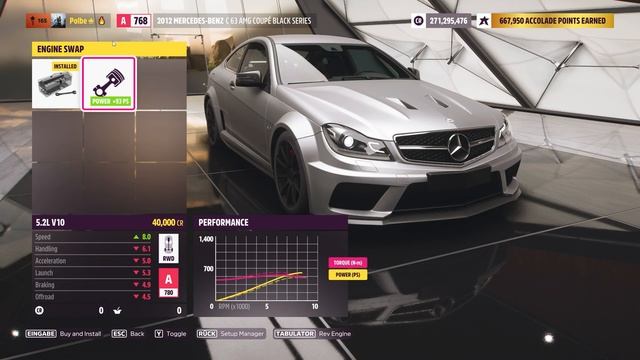 Forza Horizon 5 | Mercedes-AMG C63 Black Series | RAW V8 POWER смотреть онлайн