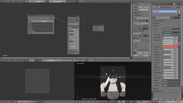 Shortutorials - Blender3d / Stylized Native American from Westworld / Part 4 final смотреть онлайн