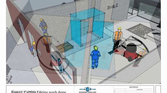 Taiere beton-3D presentation of Door opening at Hotel-Dubai ,carotare beton,taiere perete WS463 смотреть онлайн