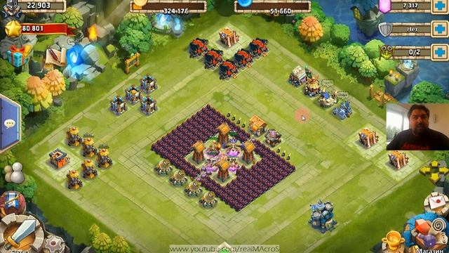 Битва Замков. 7000 самоцветов без доната. Тестовый роллинг.