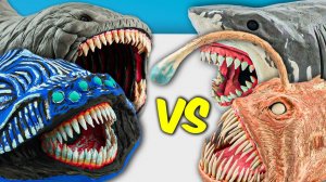 Лепим ОГРОМНЫХ Монстров! Блуп, Эль Гран Майя, Пожиратель, МЕГАЛОДОН!