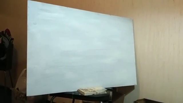пишем акрилом на двп. смотреть онлайн