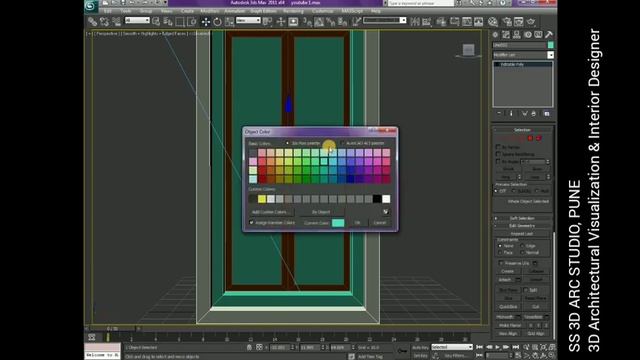 HOW TO MAKE 3D ARCH WINDOW IN 3DS MAX BY- "SS 3D ARC STUDIO, PUNE" смотреть онлайн
