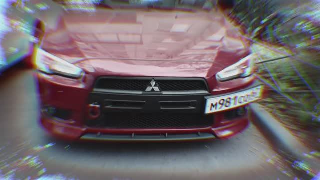 Молдинг карбон вставки и фары от Ауди. ЛАНСЕР 10. 2007г.