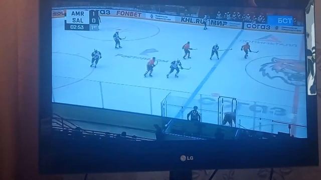 Амур Салават Юлаев 2 игра/1:1!!! смотреть онлайн