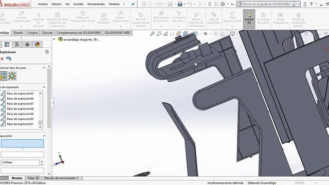 SOLIDWORKS Premium 2018 x64 Edition ensamblaje choperita 2023 07 20 16 18 57 смотреть онлайн