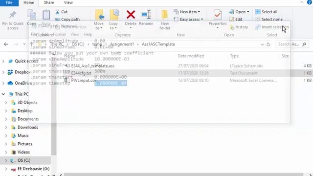 LTSpice E344 Assignment 1 - external inputs смотреть онлайн