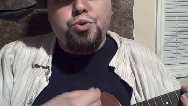 Ukulele cover of Tennessee Erine Ford's "Sixteen Tons" смотреть онлайн