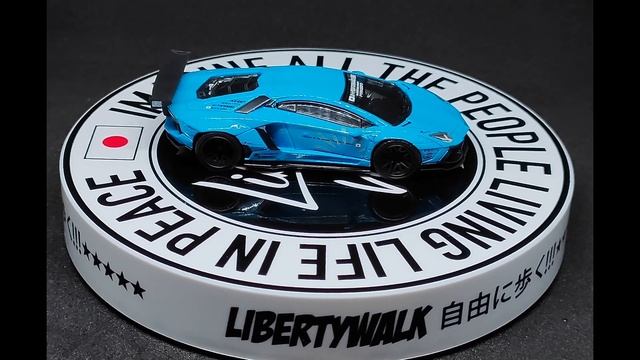 #MINIGT #LAMBORGHINI AVENTADOR LB*WORKS 57 1/64 DIECAST CAR BLUE | 4K Video смотреть онлайн