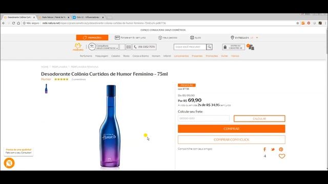 CURTIDAS DE HUMOR LANÇAMENTO NATURA AGOSTO/2018 FRANQUIA NATURA