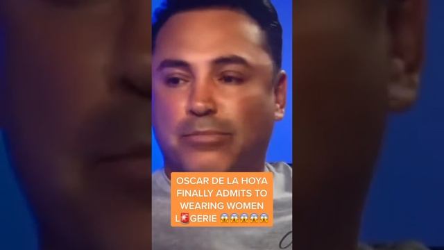 Oscar De La Hoya finally admits to wearing women lingerie. смотреть онлайн