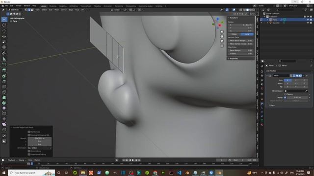 [AR] Blender 3.6 beginner - Shrinkwrap Modifier смотреть онлайн