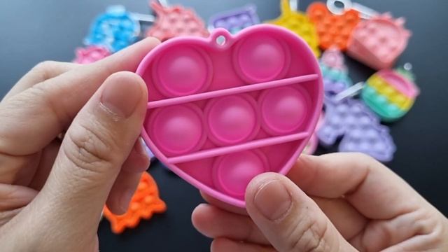 5 minutes Satisfying with Unboxing mini pop it asmr (no music no talking) смотреть онлайн