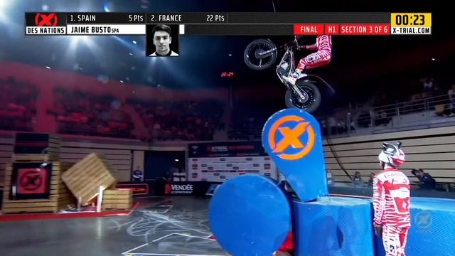 2019 FIM X-Trial World Championship | DES NATIONS FINAL | Spain vs France | BURNOUT смотреть онлайн