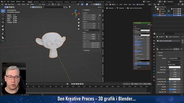 Blender Beginner texture painting tutorial смотреть онлайн