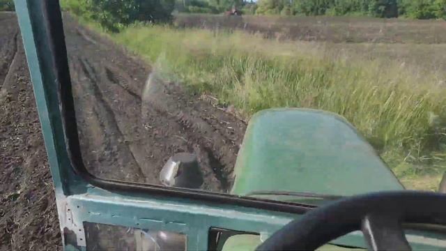 Гречка замість сої. Дисковка, сівба, коткування. Швидко посіяли, що і не встигли злякатися 😂🇺🇦