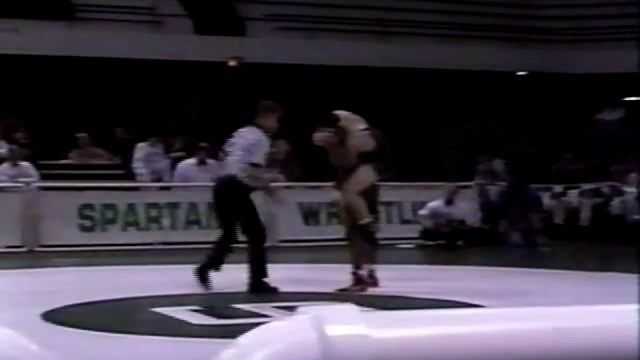 1995 EMU vs Michigan State Donnie Tye wrestles All American 134 EMU смотреть онлайн