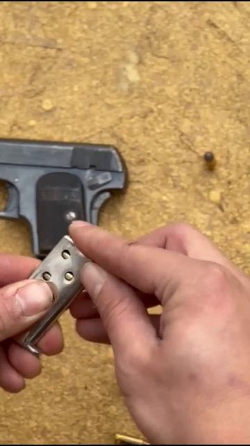 100 year old .25 acp. Shooting Libia very small gun! Browning 6.35. #browning #youtubeshorts #short смотреть онлайн