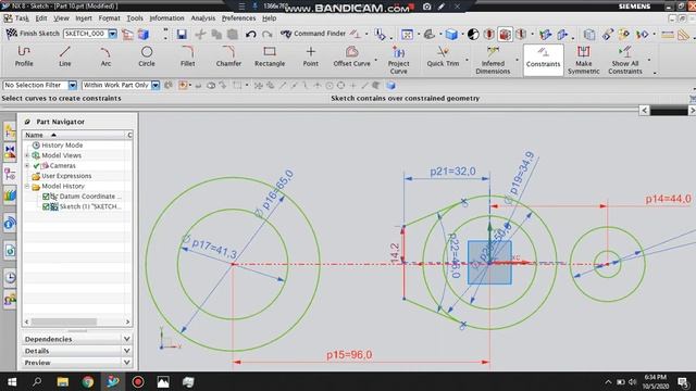 Siemens NX 8 Training Tutorial (5) part 1 смотреть онлайн