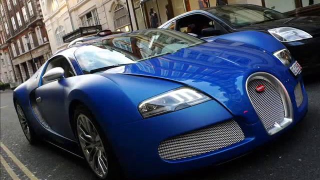BUGATTI VEYRON BLEU CENTENAIRE смотреть онлайн