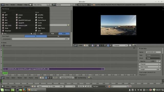 Blender Video Editor - How to make timelapse videos смотреть онлайн