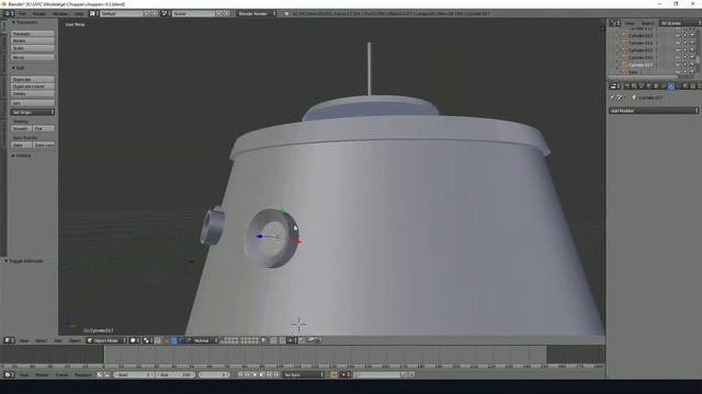 Speed Build 3D STAR WARS Chopper with blender смотреть онлайн