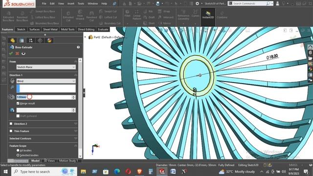 Portable mini hand fan. Design by Solidworks. Part 13 || #design #solidworks #tutorial #fan смотреть онлайн