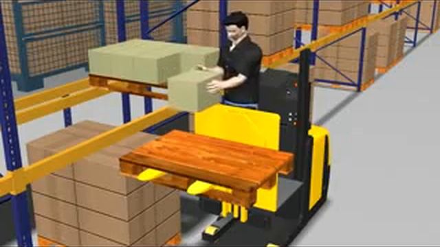 Jungheinrich EKS 110 animation смотреть онлайн